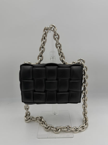 Bottega Veneta Cassette Padded Chain Shoulder Bag