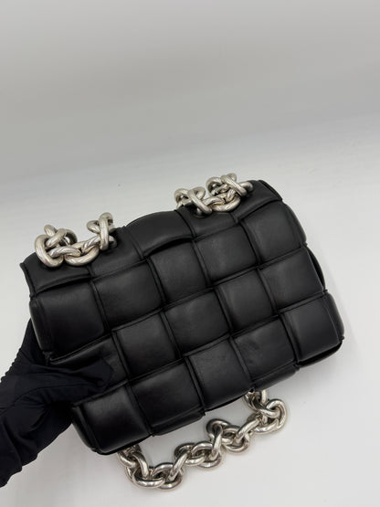 Bottega Veneta Cassette Padded Chain Shoulder Bag