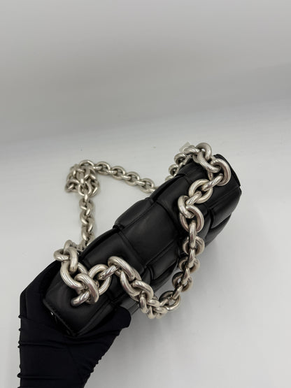 Bottega Veneta Cassette Padded Chain Shoulder Bag