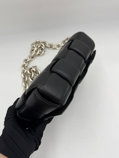 Bottega Veneta Cassette Padded Chain Shoulder Bag