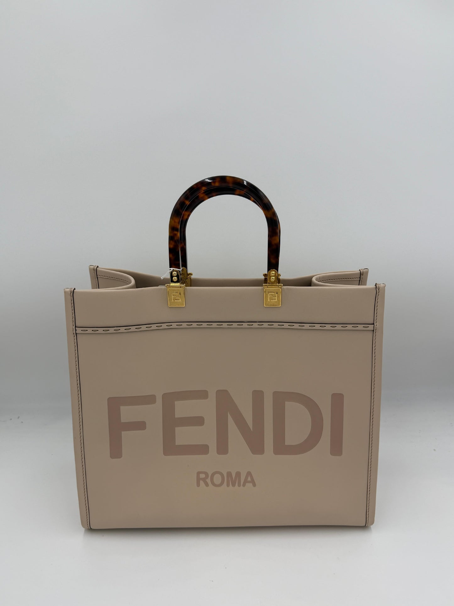 Fendi Sunshine Leather 2Way Tote