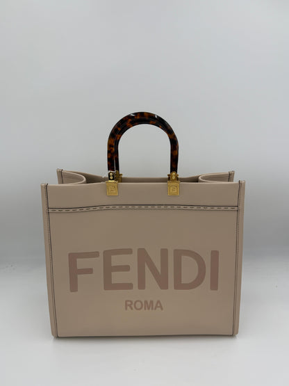 Fendi Sunshine Leather 2Way Tote