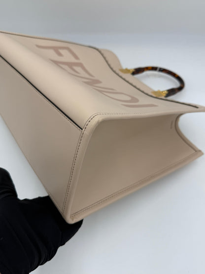 Fendi Sunshine Leather 2Way Tote