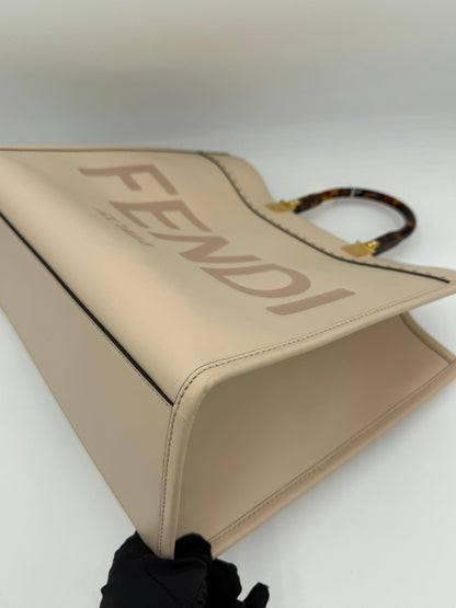 Fendi Sunshine Leather 2Way Tote