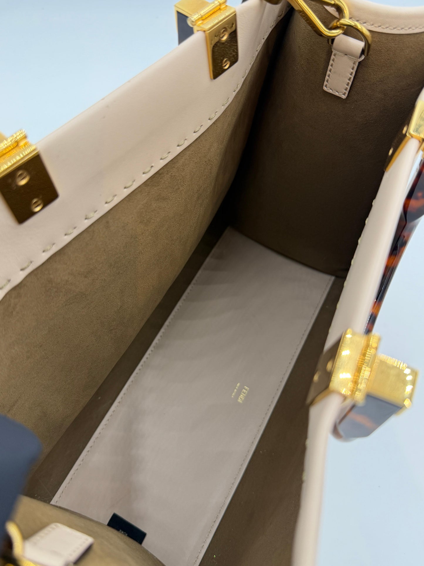 Fendi Sunshine Leather 2Way Tote