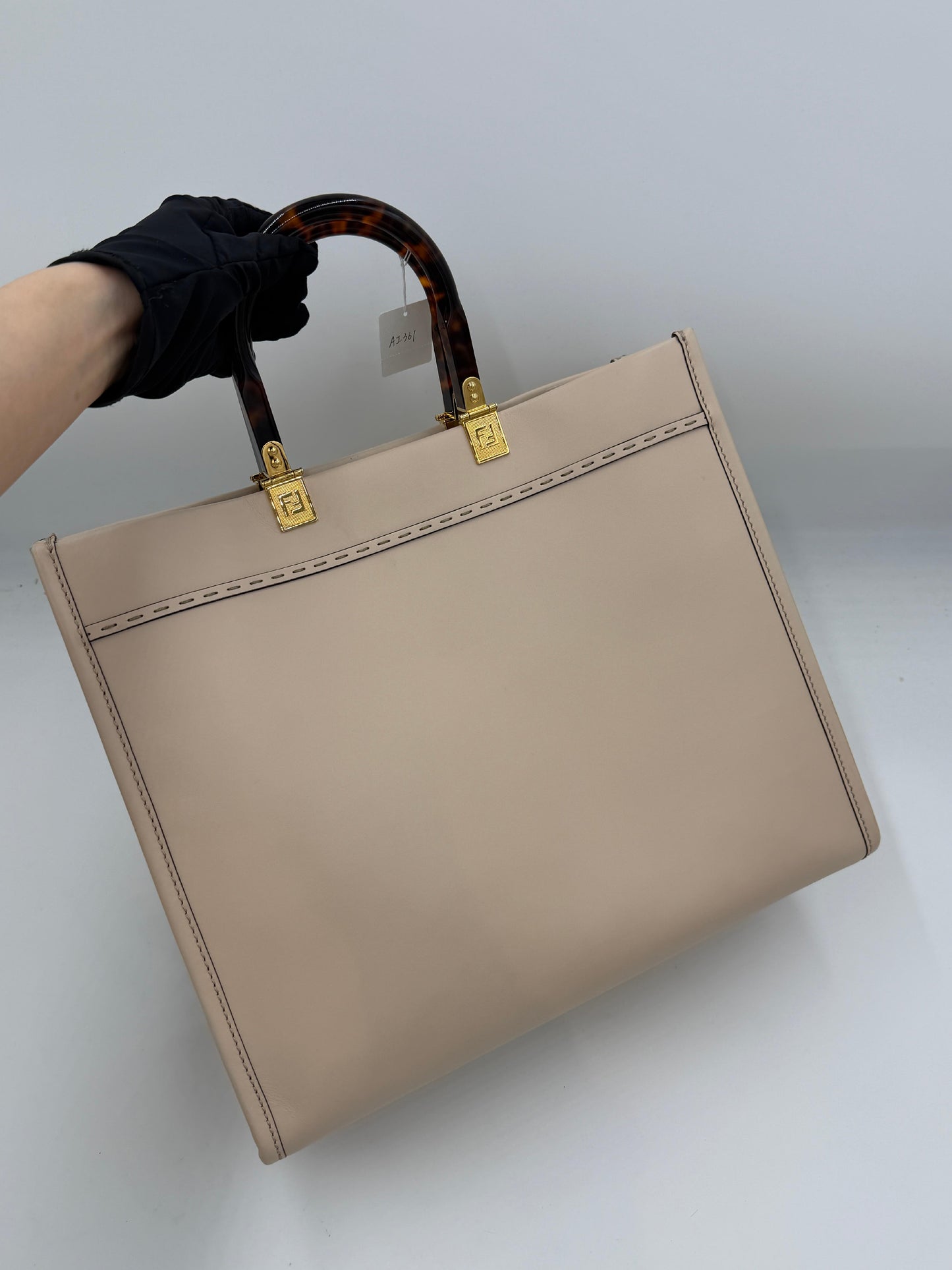 Fendi Sunshine Leather 2Way Tote