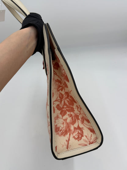 Gucci GG Bow Canvas Tote