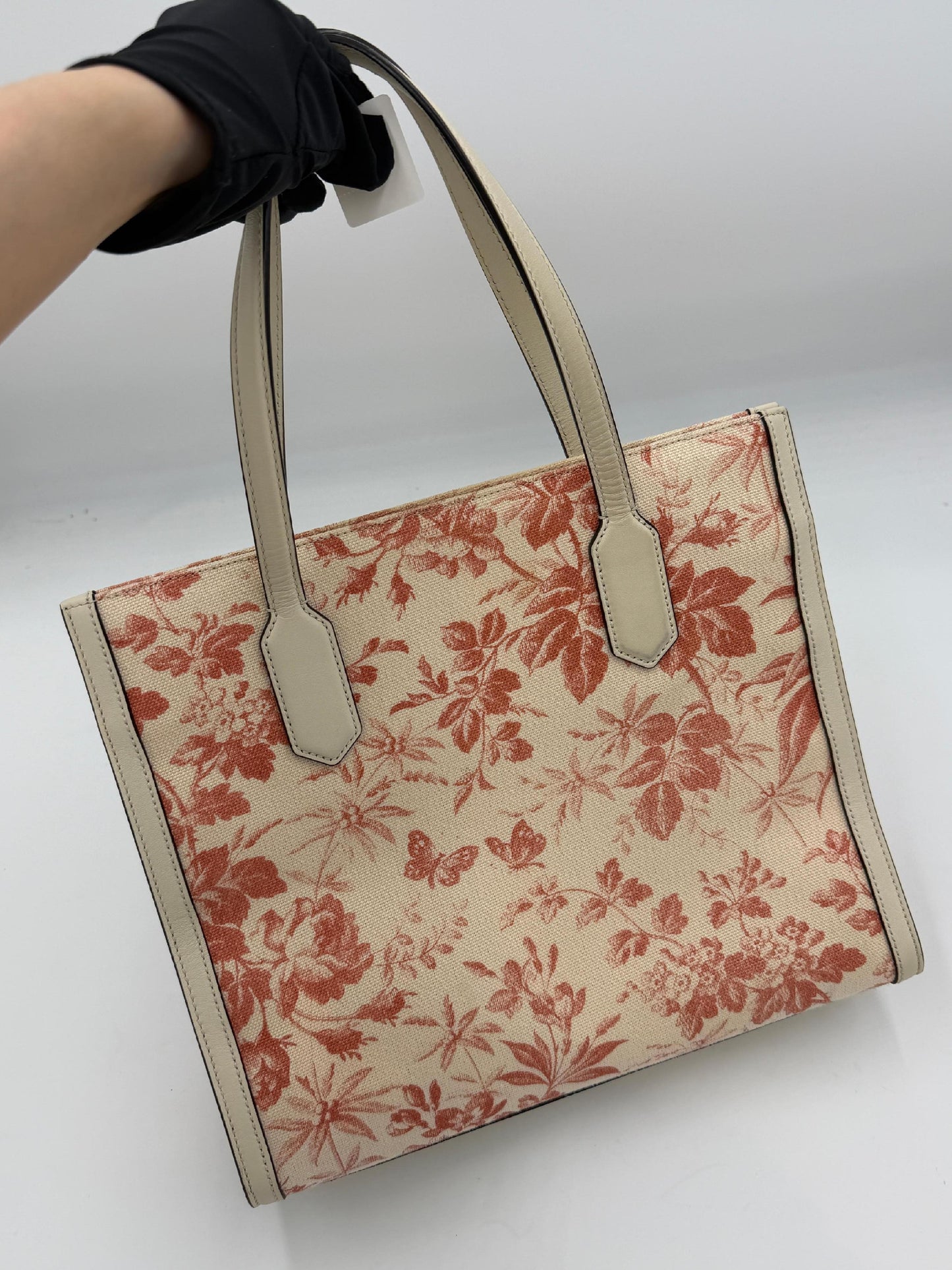 Gucci GG Bow Canvas Tote