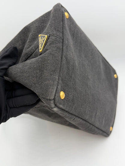 Prada Canapa Denim 2Way