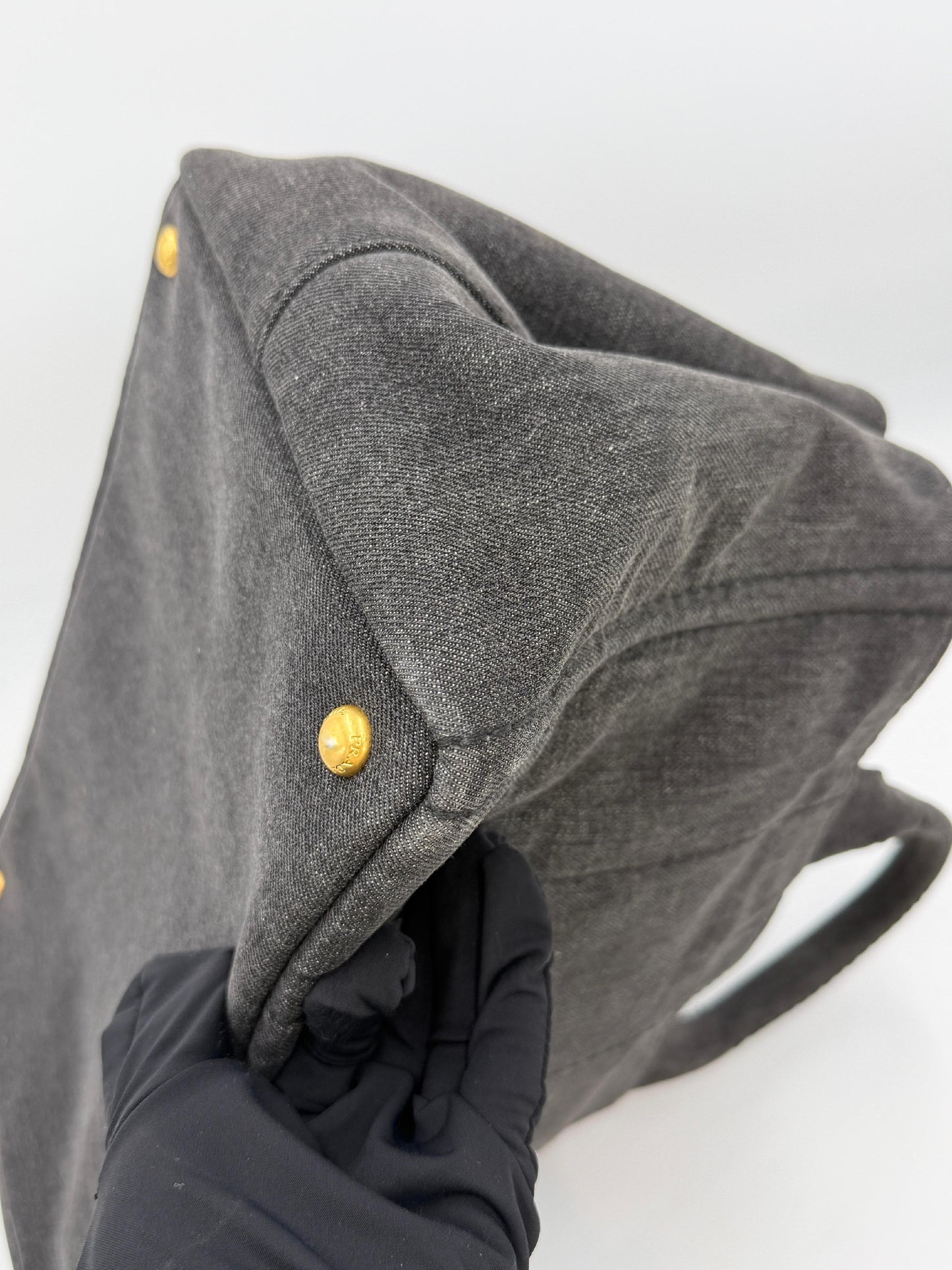 Prada Canapa Denim 2Way