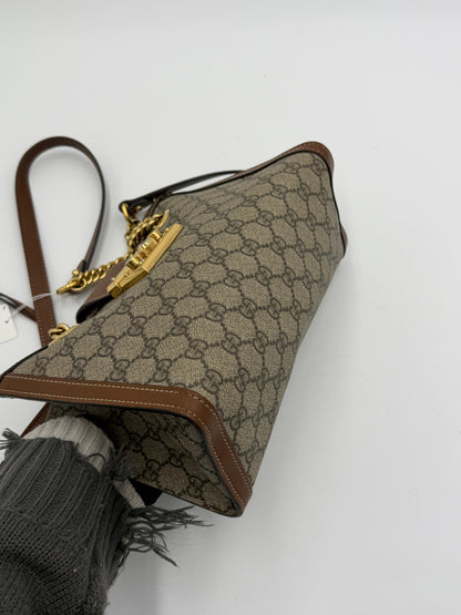Gucci GG Supreme Padlock Tote