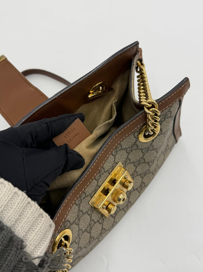 Gucci GG Supreme Padlock Tote