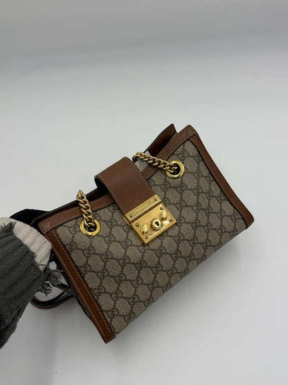 Gucci GG Supreme Padlock Tote