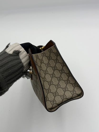 Gucci GG Supreme Padlock Tote
