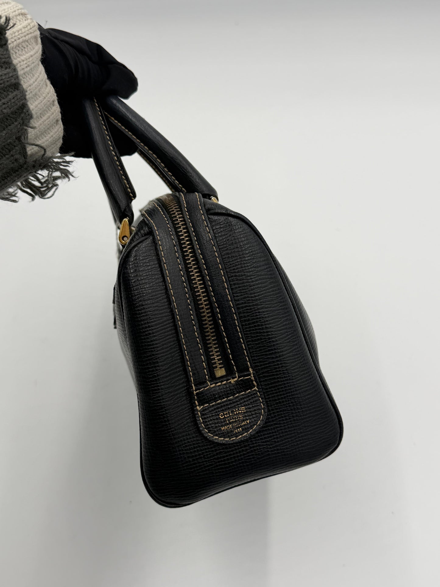 Celine Triomphe Leather Handbag