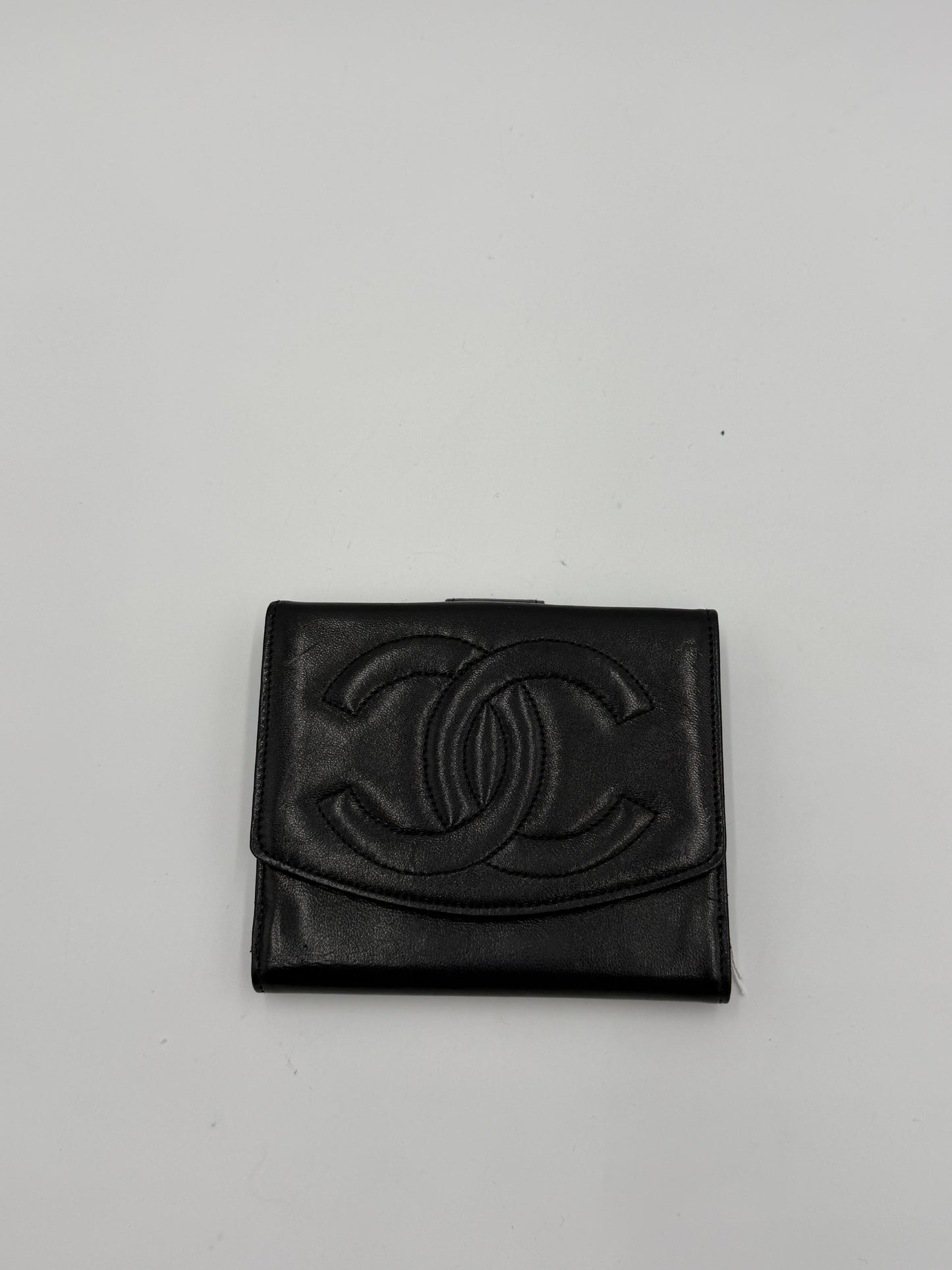 Chanel CC Lambskin Compact Wallet