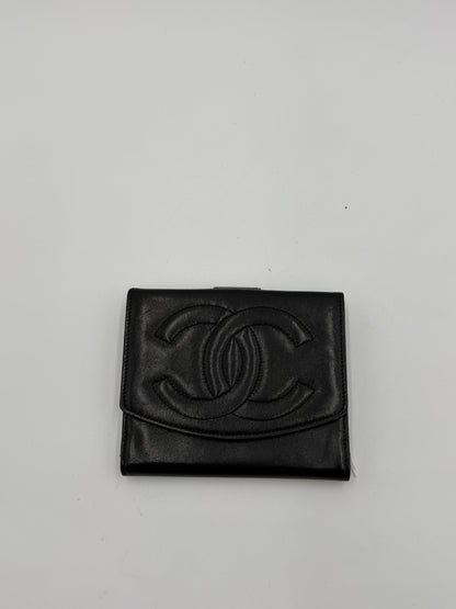 Chanel CC Lambskin Compact Wallet