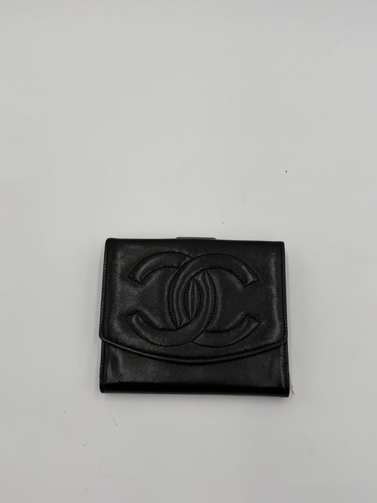 Chanel CC Lambskin Compact Wallet