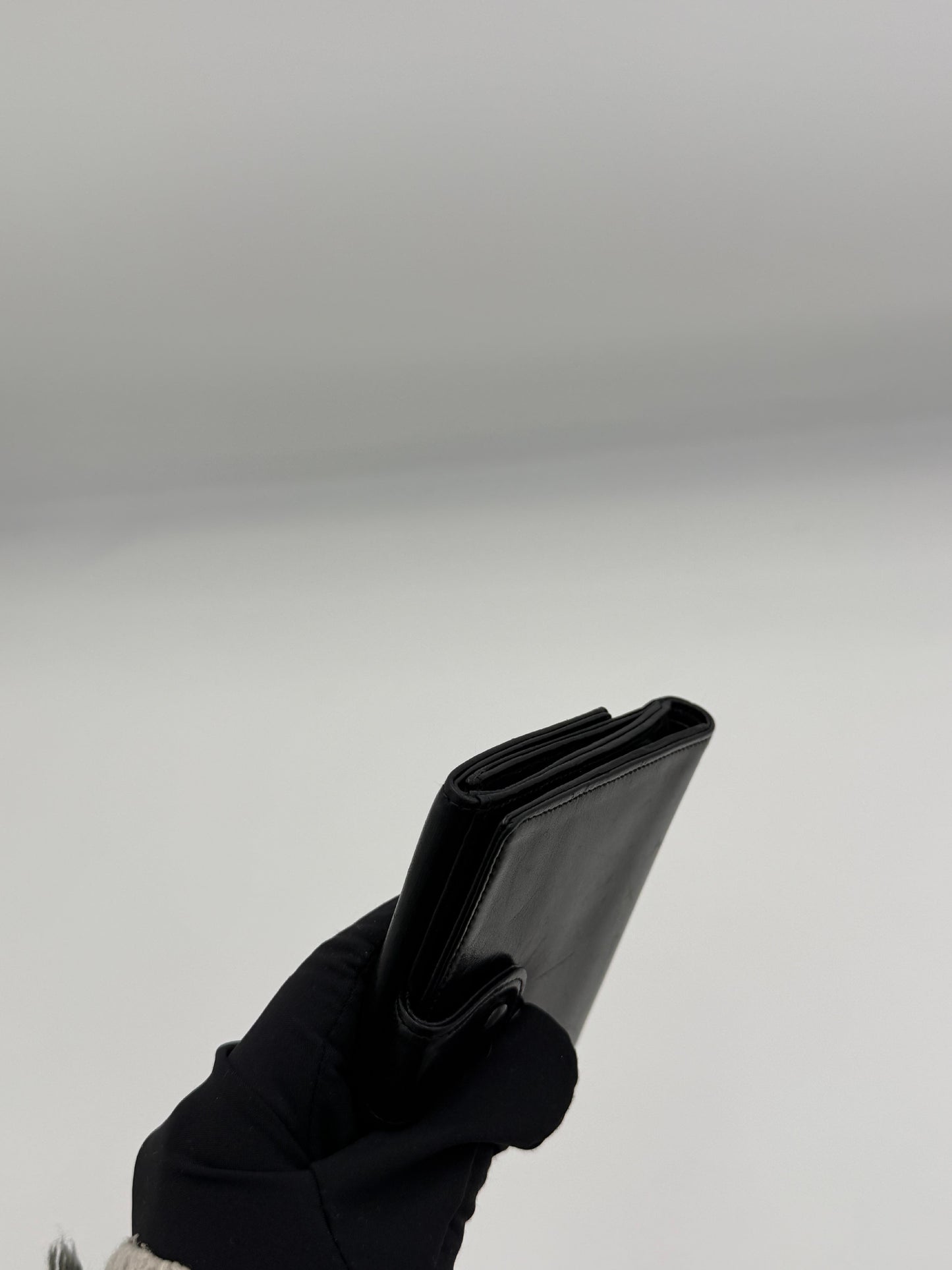 Chanel CC Lambskin Compact Wallet