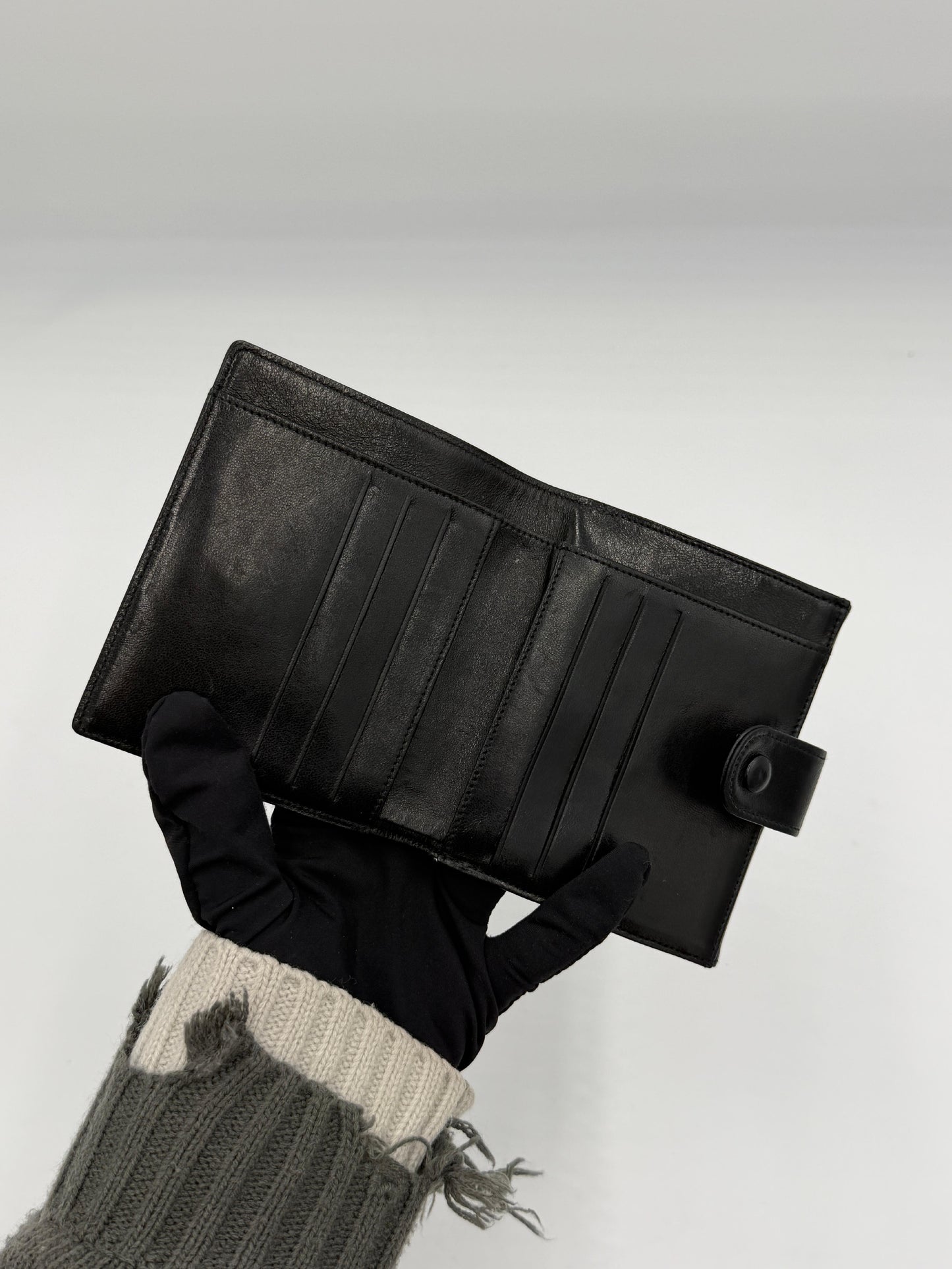 Chanel CC Lambskin Compact Wallet