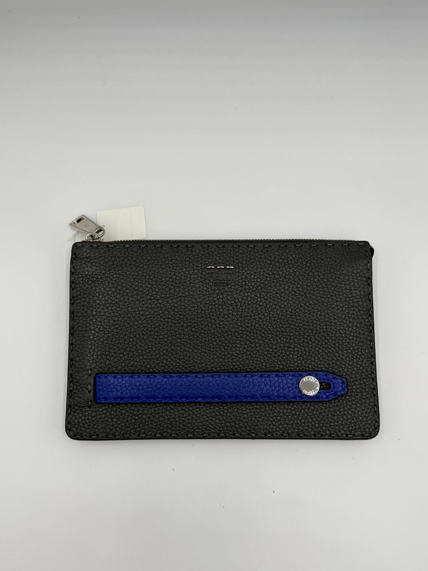 Fendi Selleria Leather Clutch