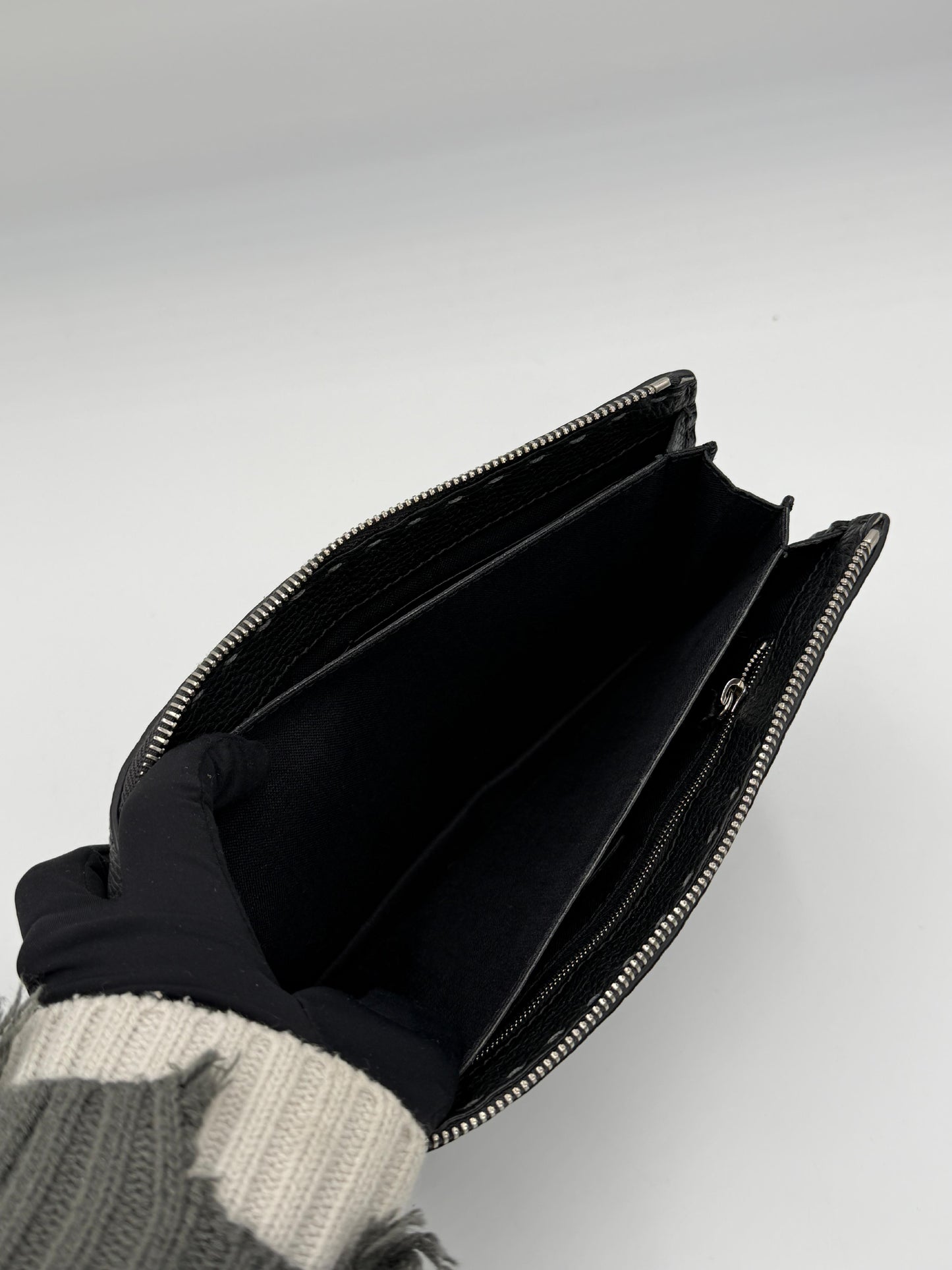 Fendi Selleria Leather Clutch