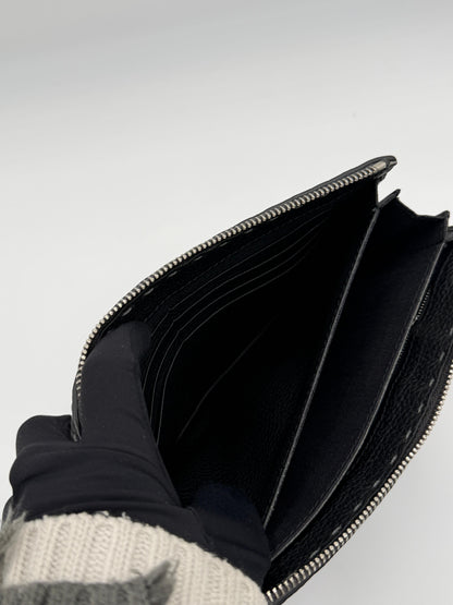 Fendi Selleria Leather Clutch