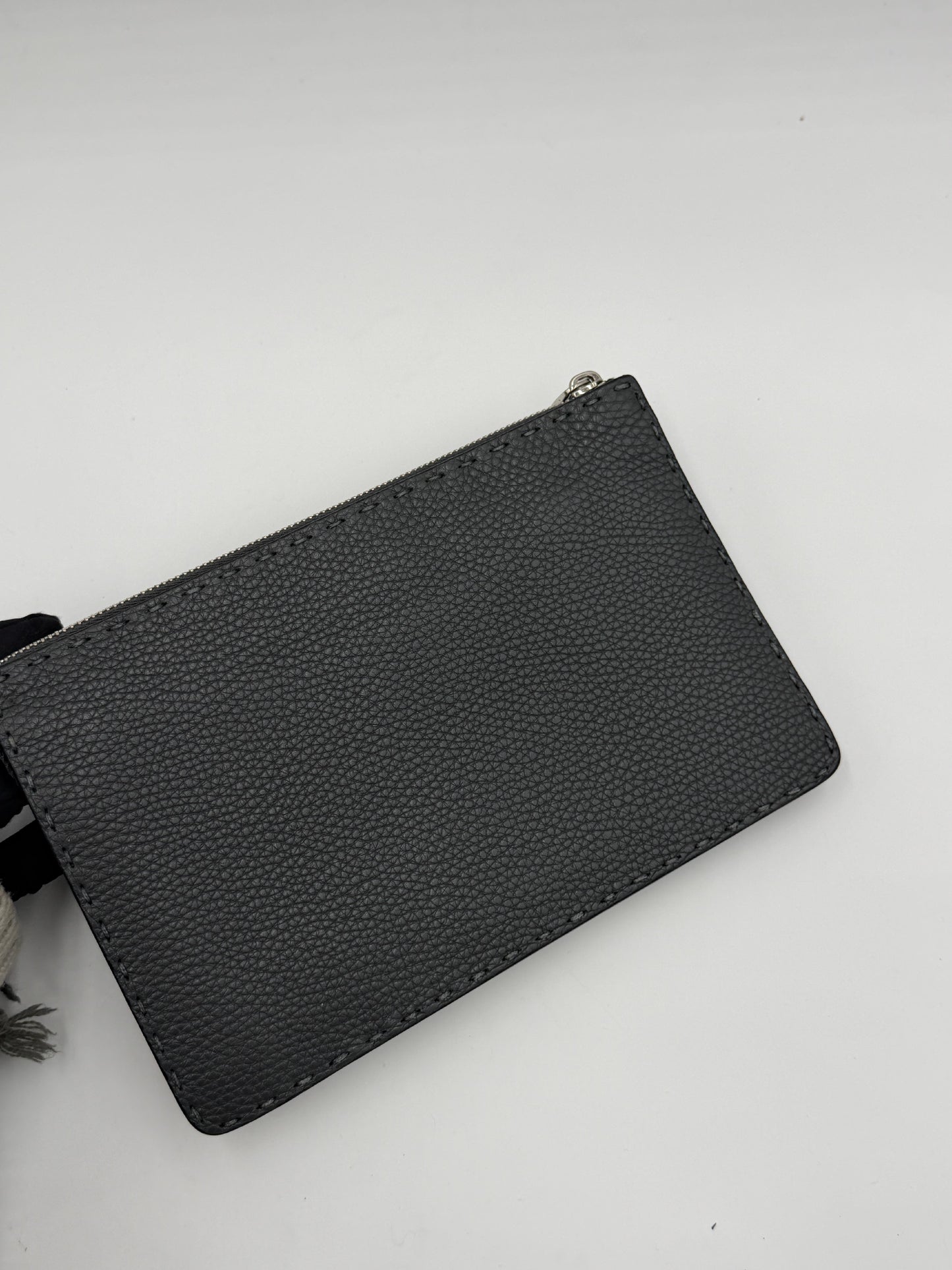 Fendi Selleria Leather Clutch