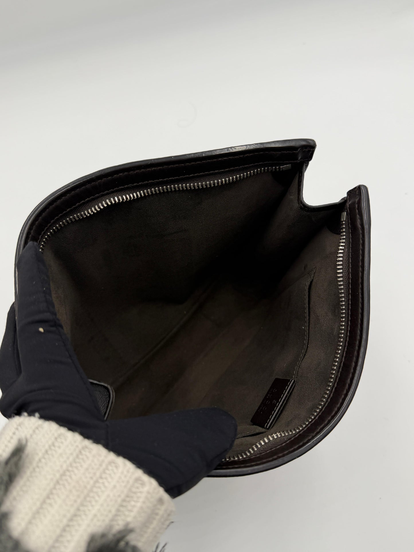 Gucci Ophidia Web Clutch