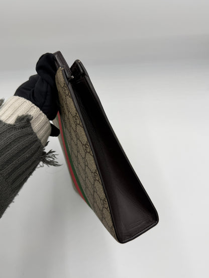 Gucci Ophidia Web Clutch