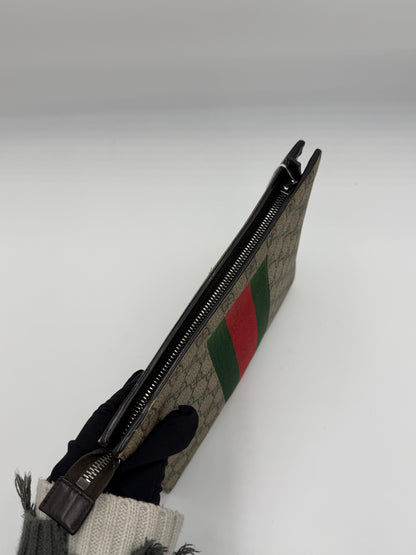 Gucci Ophidia Web Clutch