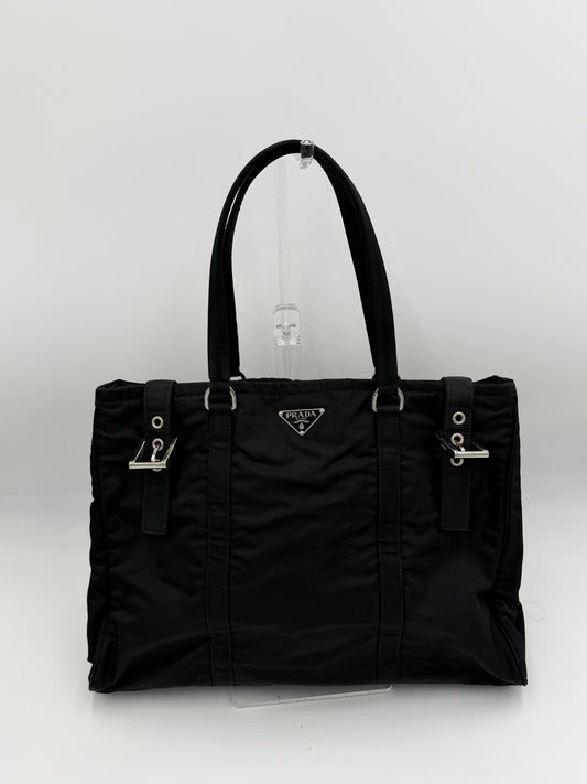 Prada Tessuto Double Handle Tote