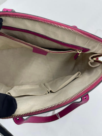 Gucci Micro GG Patent Dome 2Way