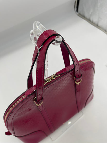 Gucci Micro GG Patent Dome 2Way