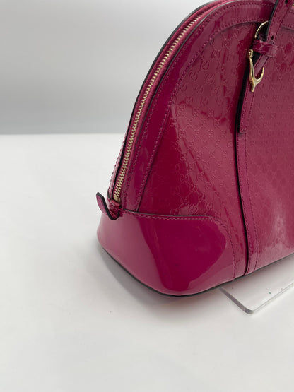 Gucci Micro GG Patent Dome 2Way