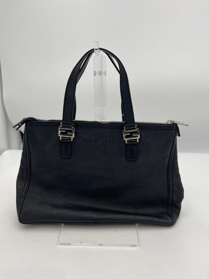 Fendi Leather Double Handle Tote