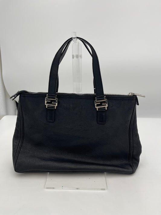 Fendi Leather Double Handle Tote