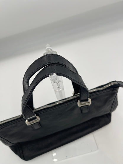 Fendi Leather Double Handle Tote