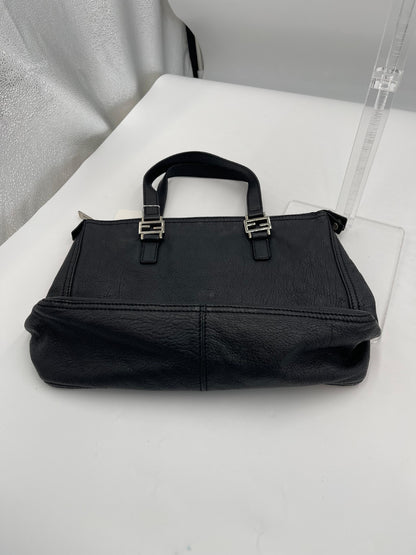 Fendi Leather Double Handle Tote