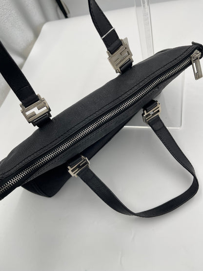 Fendi Leather Double Handle Tote