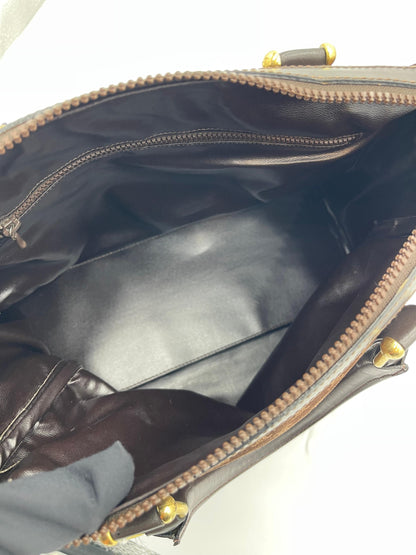 Celine Macadam Suede Boston