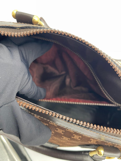 Celine Macadam Suede Boston