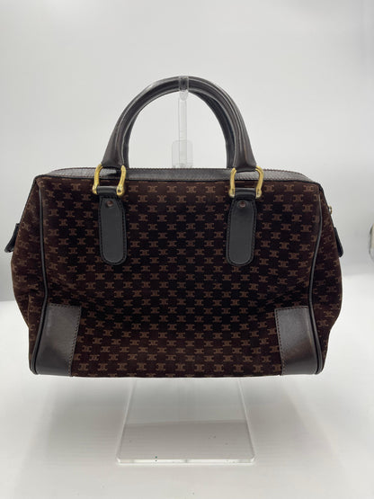 Celine Macadam Suede Boston