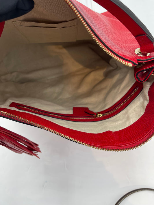 Gucci Soho Leather Tassel Hobo