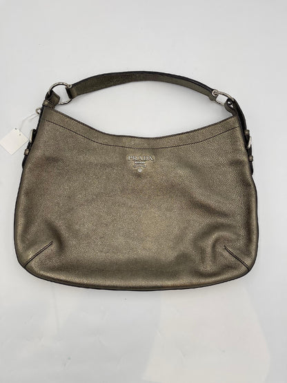 Prada Vitello Leather Hobo