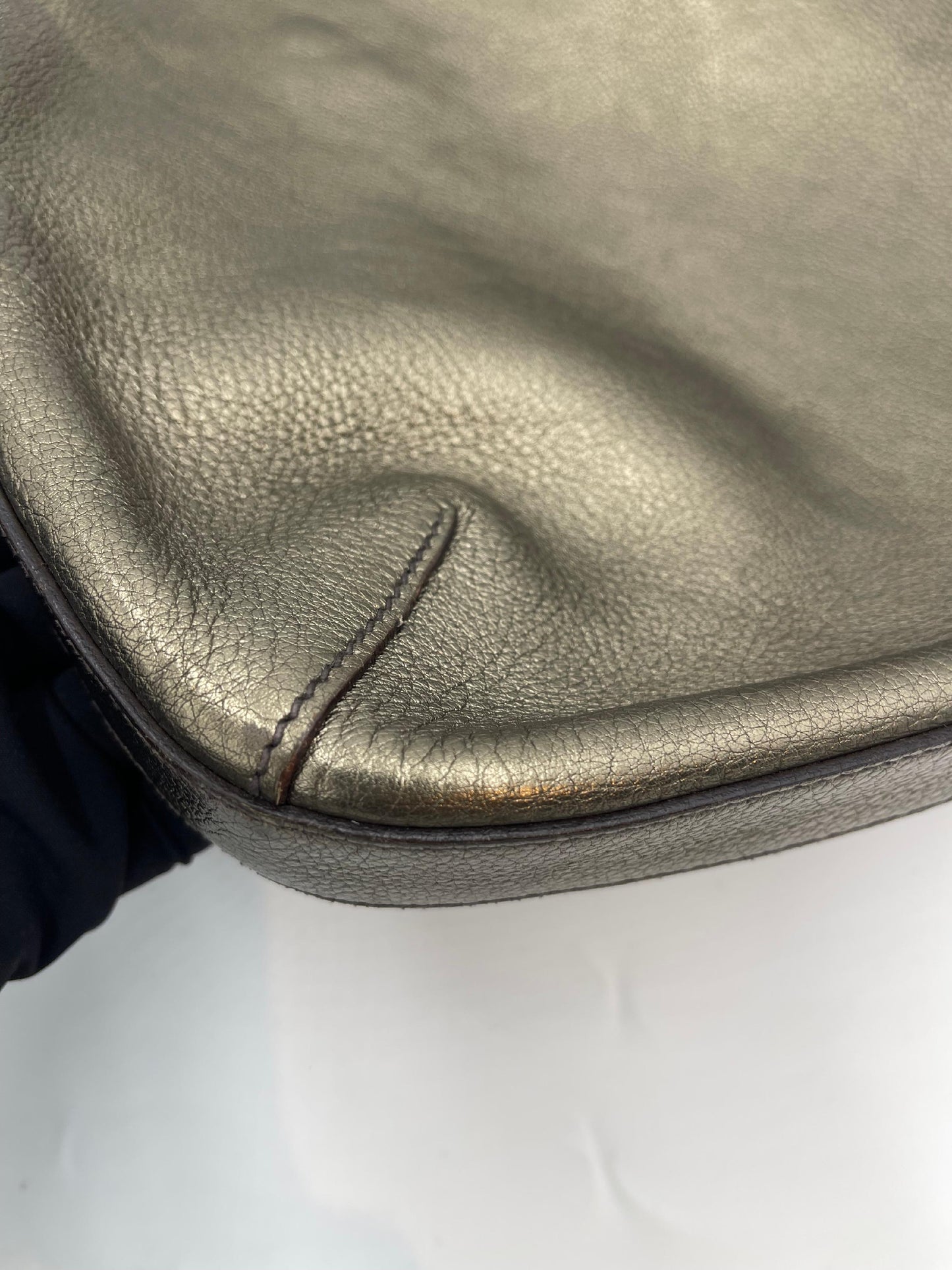 Prada Vitello Leather Hobo