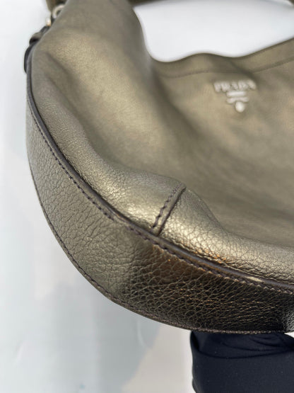 Prada Vitello Leather Hobo