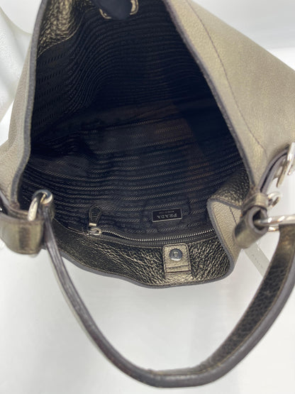 Prada Vitello Leather Hobo