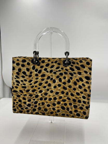 Dior Nylon Lady Dior Cheetah Print