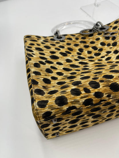 Dior Nylon Lady Dior Cheetah Print